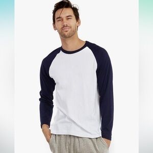 Goodfellow long sleeve Raglan cotton blend baseball T-shirt
